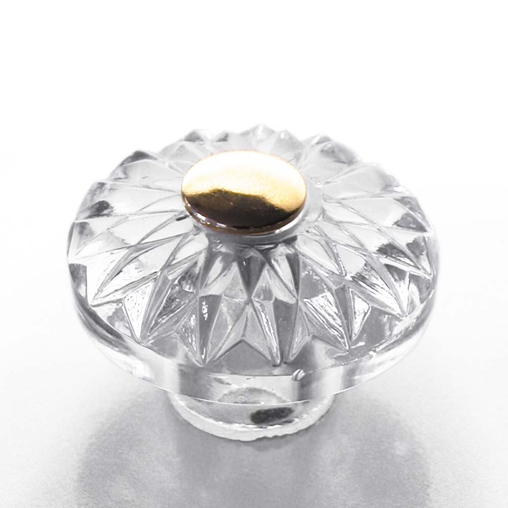 Möbelknopf Glas Messing 35mm Online Shop direkt vom Hersteller