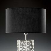 Leuchtenschirm schwarz 35 x 20 cm