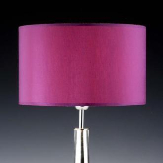Lampenschirm lila rund 35 x 20 cm Seide 