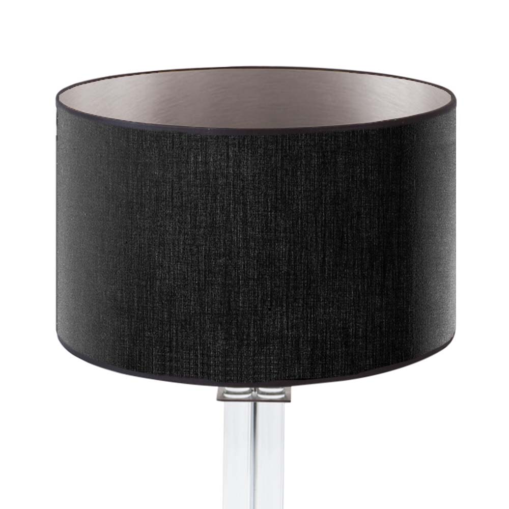 Lampenschirm schwarz silber rund 35 x 20 cm online shop direkt vom ... Schwarz silber