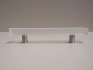 Möbelgriff Square/Quadratisch Glas 200mm 