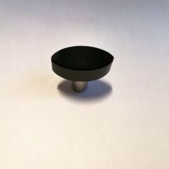 Möbelknopf schwarz 30mm 