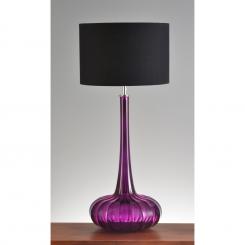 Tischleuchte Ribbed Onion Amethyst 