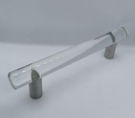 Badmöbelgriff 136mm Kristall klar 