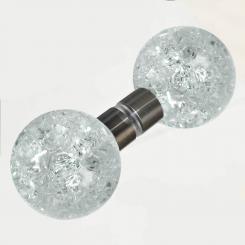 Duschtürgriffe Kugel krakelee 60mm Set 