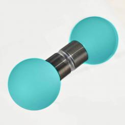 Duschtürgriff Kugel türkis 40mm Set 