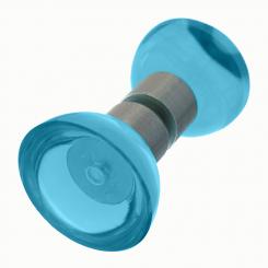 Griff Duschtür türkis 40mm Set 