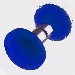 Griff Duschtür blau 50mm Set 