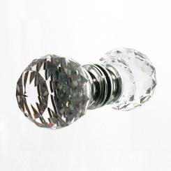 Glastür Griffe Chrom 60mm Set 