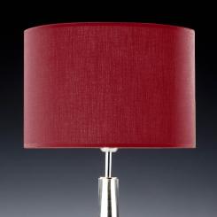 Lampenschirm rot rund 30 x 20 cm 