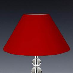 Lampenschirm rund rot konisch 35 x 20 x 14cm 