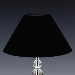 Lampenschirm rund schwarz konisch 35 x 20 x 14cm 