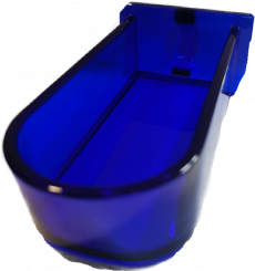 6 Stück Küchenschütte blau klein 