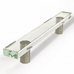 Küchengriff Edelstahl Glas 200mm 