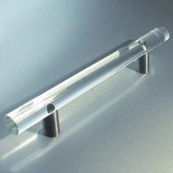 Möbelgriff Edelstahl Glas 400mm 