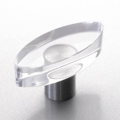 Design Möbelknopf 40mm oval 