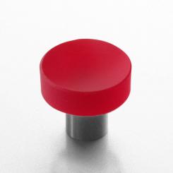 Design Möbelknopf rot 25mm 
