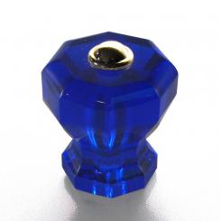 Möbelknopf blau 34mm 