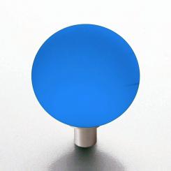 Möbelknauf blau Kugel 25mm matt 