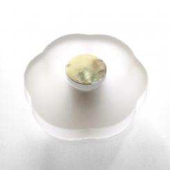 Möbelknopf Blume matt 60mm 