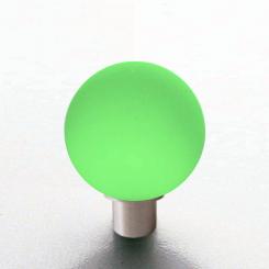Möbelknopf grün Kugel 20mm matt 