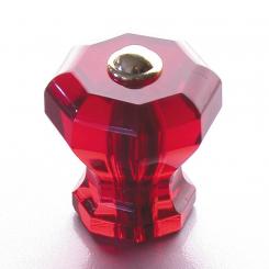 Möbelknopf rot 38mm 