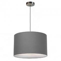 Pendelleuchte SIMPLE ROUND ONE 35 grau Seide 