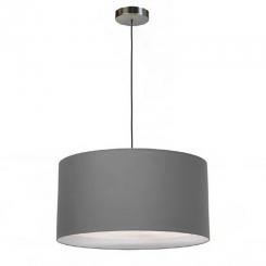 Pendelleuchte SIMPLE ROUND ONE 40 grau Seide 