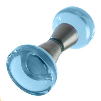 Duschtürgriffe hellblau 40mm Set 