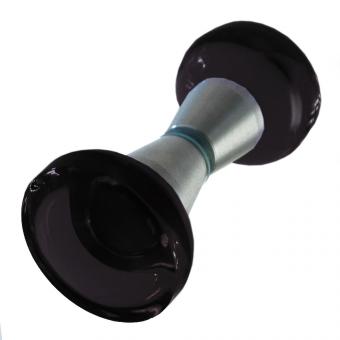 Duschtürgriffe schwarz 40mm Set 