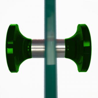 Duschtürgriff grün 50mm Set 