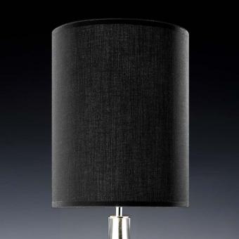 Lampenschirm schwarz rund 25 x 35 cm 