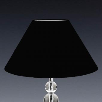 Lampenschirm rund schwarz konisch 35 x 20 x 14cm 