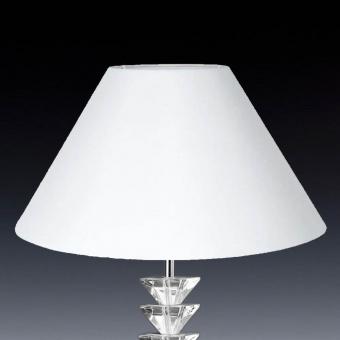 Lampenschirm rund weiß konisch 40 x 25 x 16cm 
