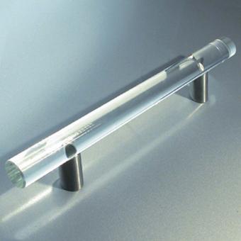 Möbelgriff Edelstahl Glas 200mm 