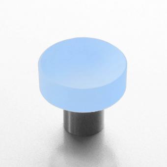 Design Möbelknopf hell blau 25mm 