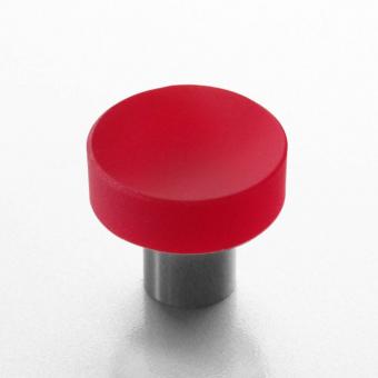 Design Möbelknopf rot 25mm 