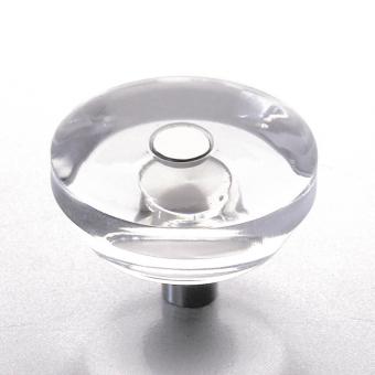 Möbelknopf Glas mit Magnet 33mm 