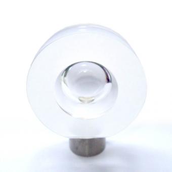 Design Möbelknopf Glas matt 40mm 