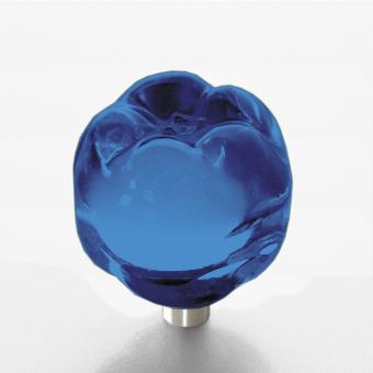 Möbelknopf blau Apfel 30mm 