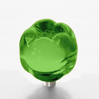 Möbelknopf grün Apfel 30mm 