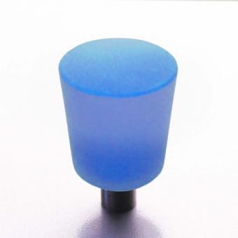 Möbelknopf blau 22mm 