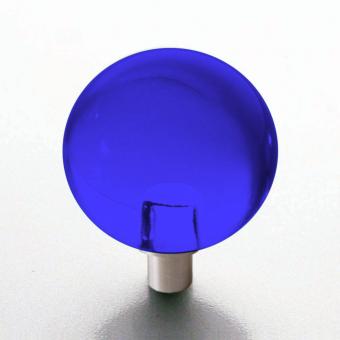 Möbelknopf blau Kugel 25mm 
