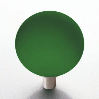 Möbelknopf grün Kugel 30mm matt 