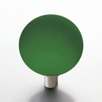 Möbelknopf grün Kugel 25mm matt 